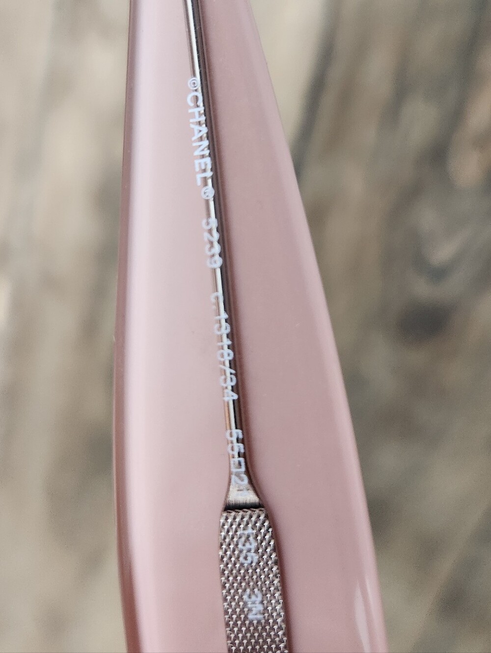 CHANEL 5239 Pink Crystal CC Oversized Sunglasses - Picture 4 of 4